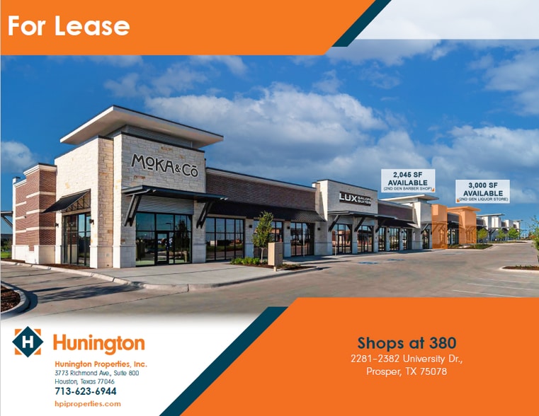 Primary Photo Of 2361 University Dr, Prosper Storefront For Lease
