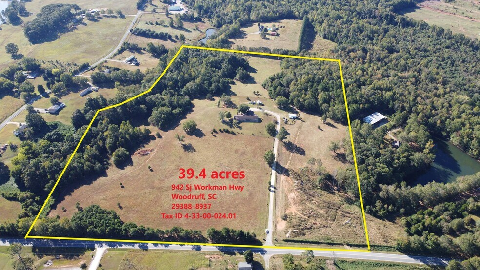 Primary Photo Of 942 Sj Workman Hwy, Woodruff Land For Sale