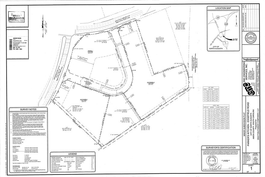 More Photos Of 893 Edgefield Rd, North Augusta Land For Lease