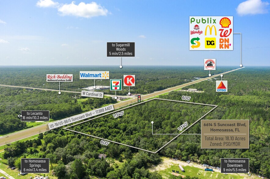More Photos Of 6614 Suncoast blvd, Homosassa Land For Sale