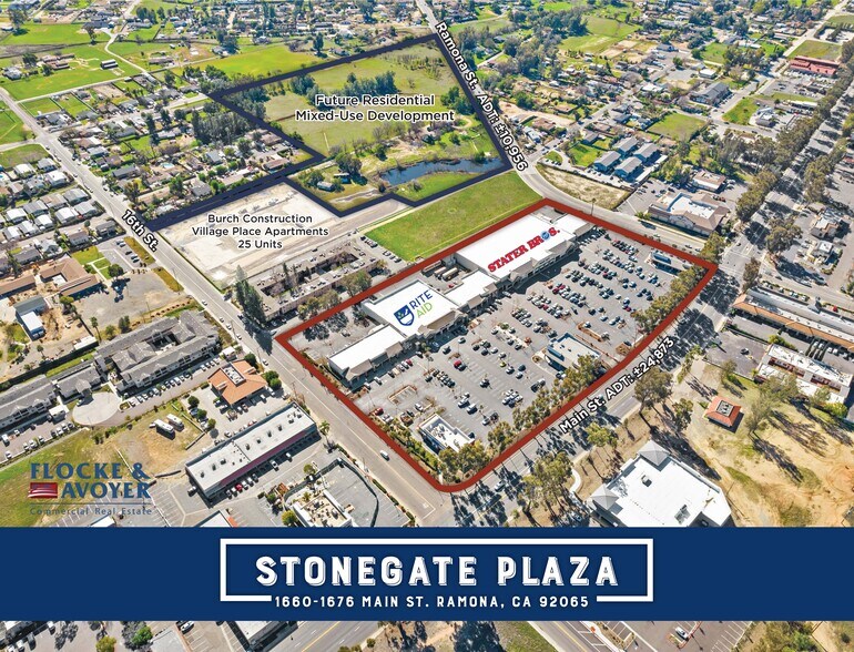 Primary Photo Of 1660-1676 Main St, Ramona Unknown For Lease