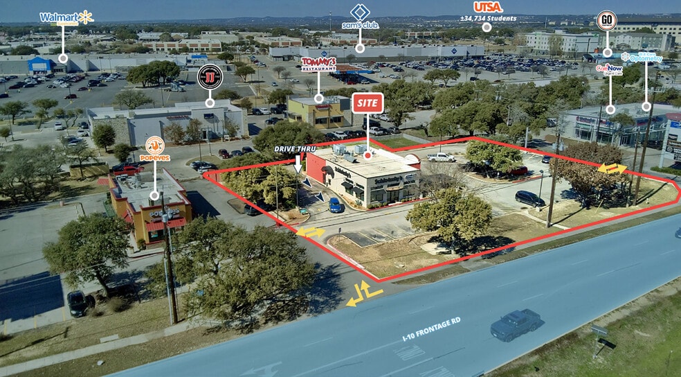 More Photos Of 12834 Interstate 10, San Antonio Fast Food For Lease