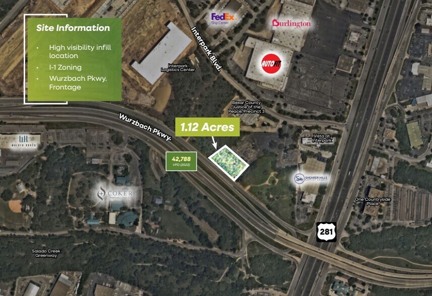 Primary Photo Of Interpark Blvd @ Wurzbach Pkwy, San Antonio Land For Lease