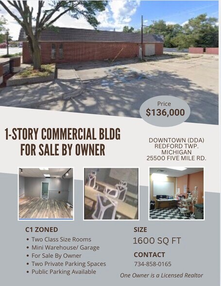 More Photos Of 25500 5 Mile Rd, Redford Storefront For Sale