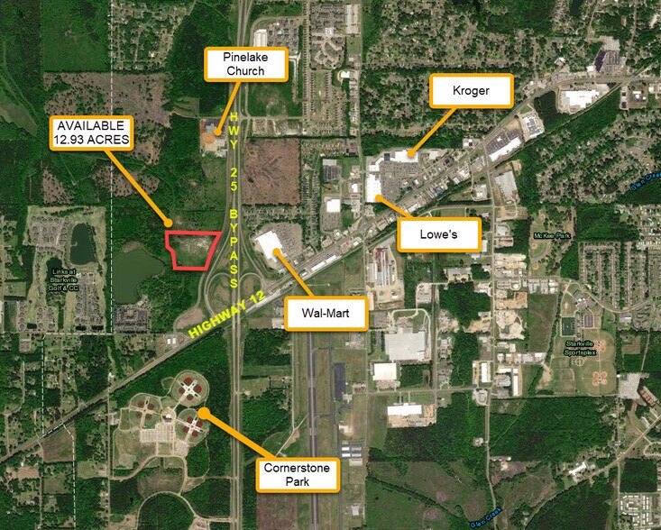 Primary Photo Of W side Hwy 25 and Carter blvd, Starkville Land For Sale