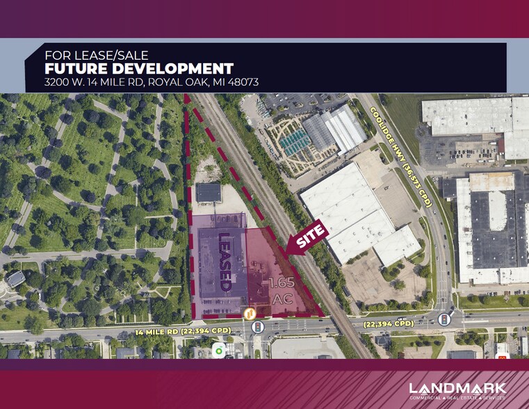 More Photos Of 3200 W 14 Mile Rd, Royal Oak Land For Lease