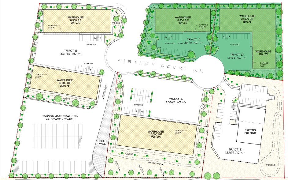 More Photos Of 1610 & 1620 Airtech Ct SE, Albuquerque Land For Sale
