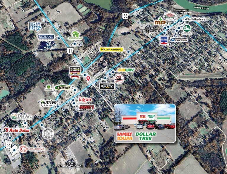 More Photos Of 1602 Main St, Des Arc Freestanding For Sale