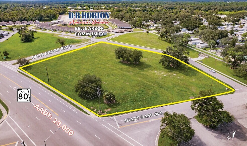 More Photos Of W. Hickpochee Ave. & Shady Oaks Ave, LaBelle Land For Sale