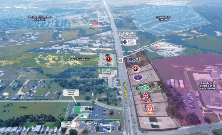 More Photos Of 101 Jonathan Dr, Liberty Hill Freestanding For Lease