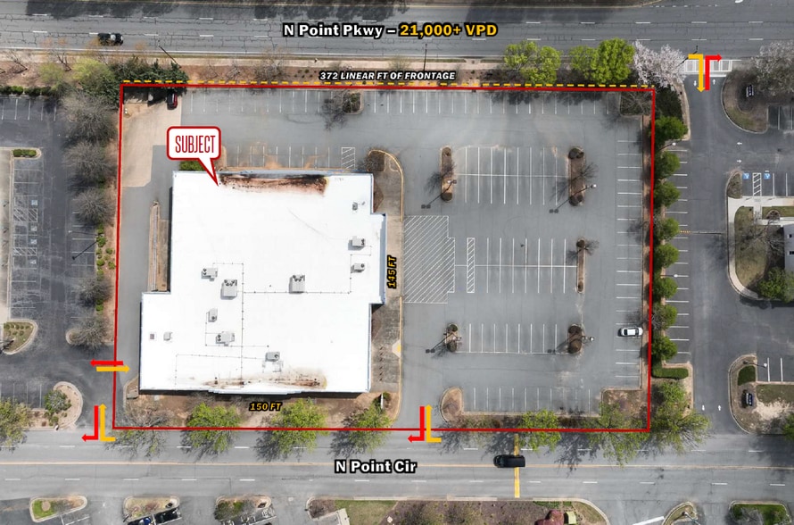 More Photos Of 380 N Point Cir, Alpharetta Freestanding For Sale