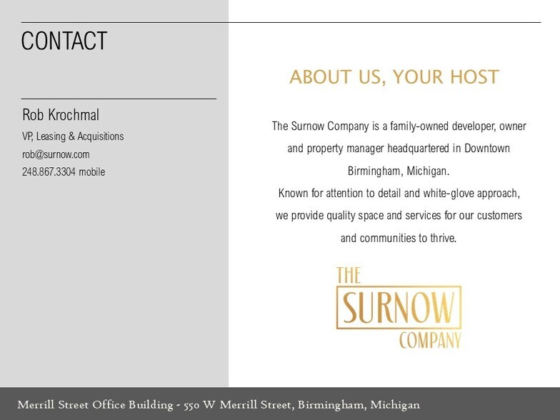 More Photos Of 550 W Merrill St, Birmingham Office For Lease