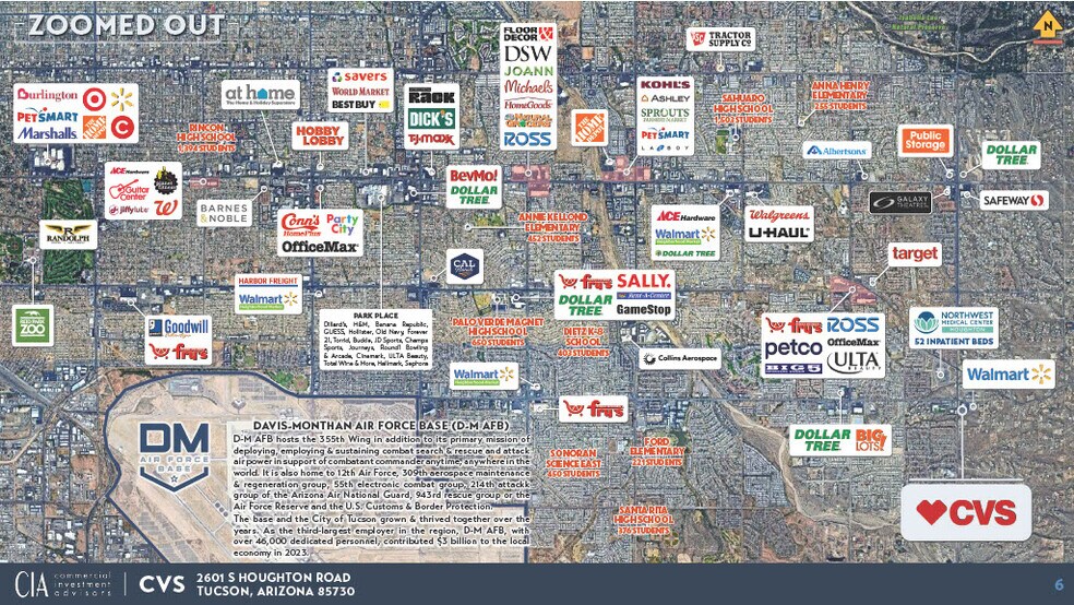 More Photos Of 2601 S Houghton Rd, Tucson General Retail For Sale