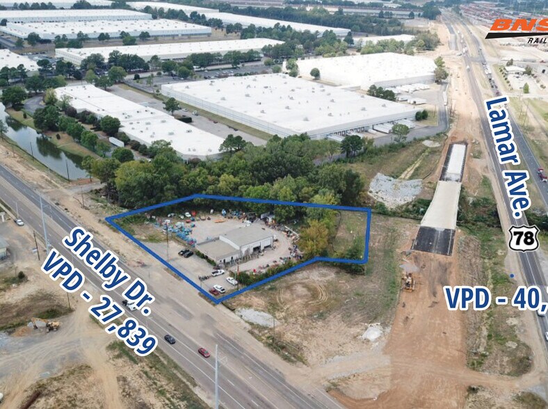 Primary Photo Of 4890 E Shelby Dr, Memphis Flex For Sale