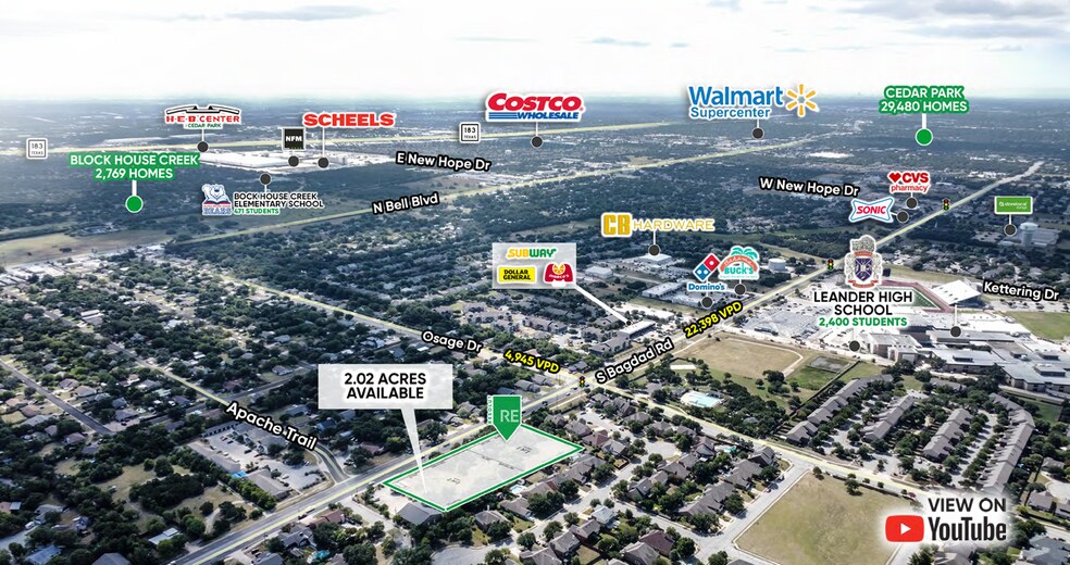 Primary Photo Of 2505 & 2509 Bagdad Rd, Leander Land For Sale