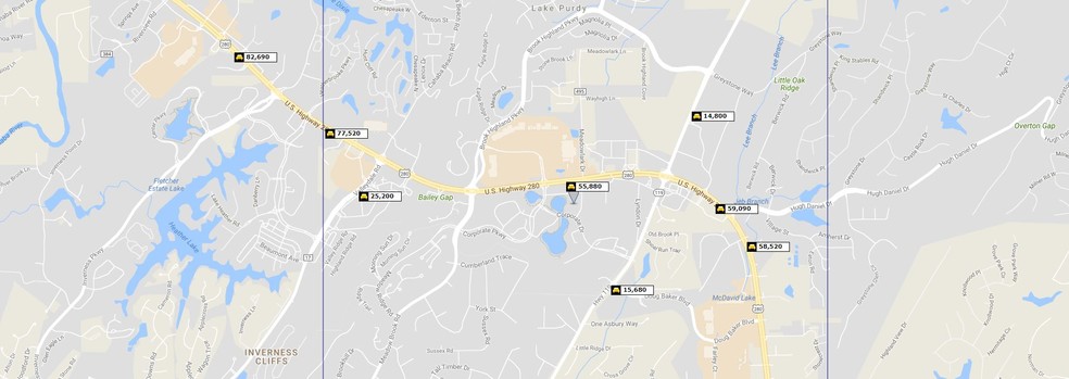 More Photos Of Hwy 280 & Corporate Pky, Birmingham Land For Sale