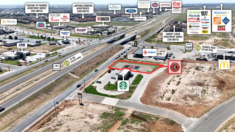 More Photos Of 8009 Hwy. 191, Odessa Fast Food For Sale