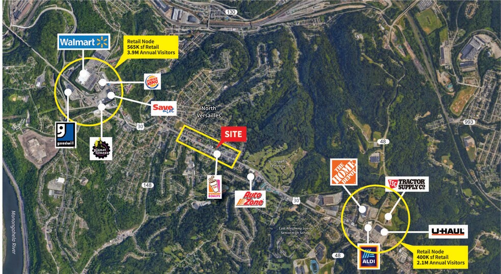 More Photos Of 1115 Lincoln Hwy, North Versailles Land For Lease