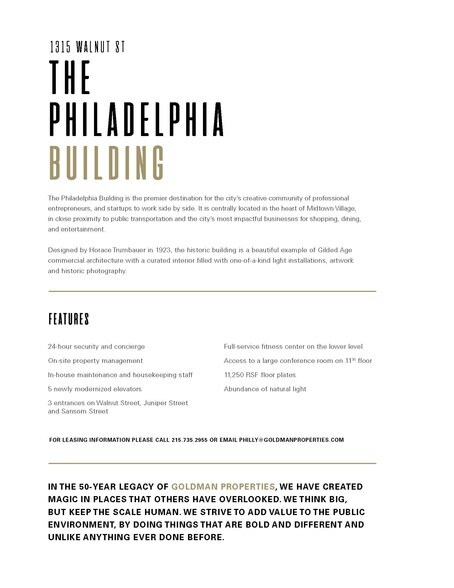 More Photos Of 1315 Walnut St, Philadelphia Office For Lease