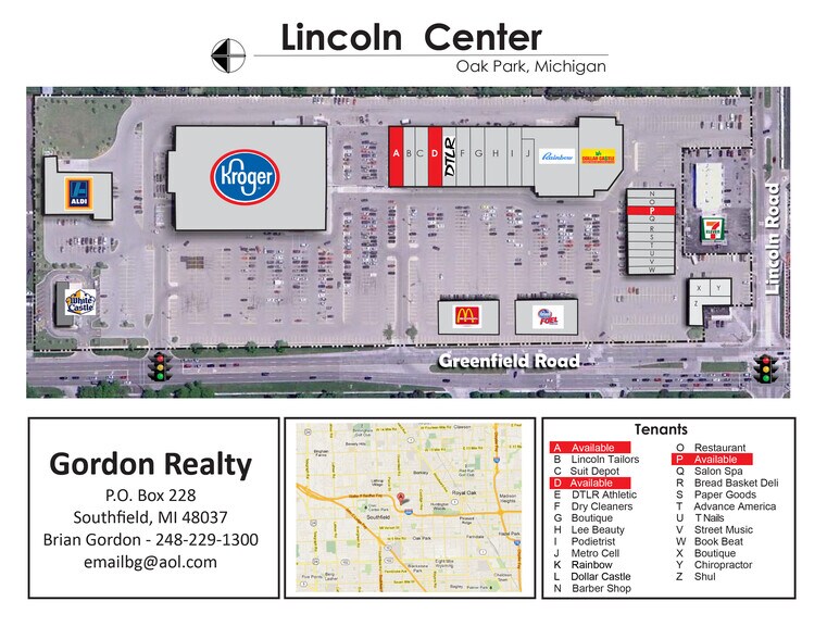 Primary Photo Of 26092-26196 Greenfield Rd, Oak Park Unknown For Lease