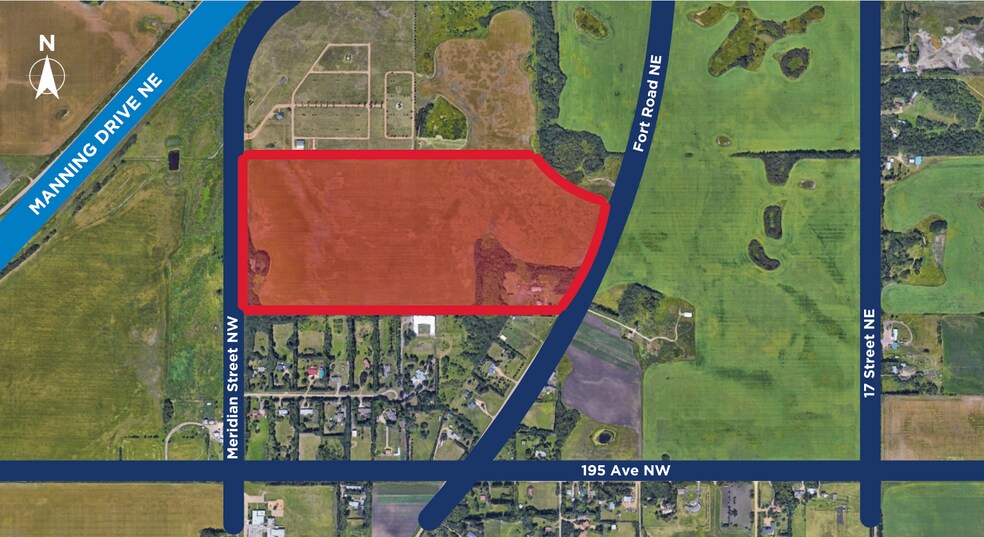 Primary Photo Of 20021 Meridian St NE, Edmonton Land For Sale