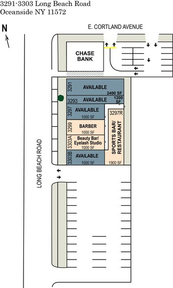 More Photos Of 3291-3303 Long Beach Rd, Oceanside Storefront For Lease
