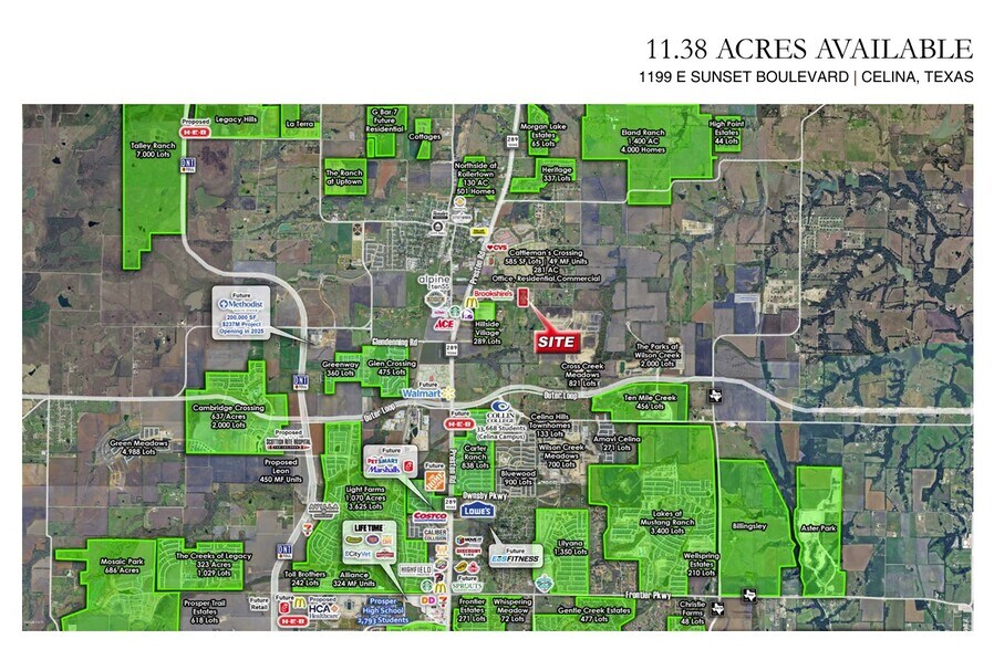 More Photos Of 1199 E Sunset Blvd, Celina Land For Sale