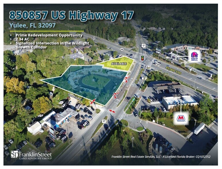 Primary Photo Of 850857 US Highway 17, Yulee Land For Sale
