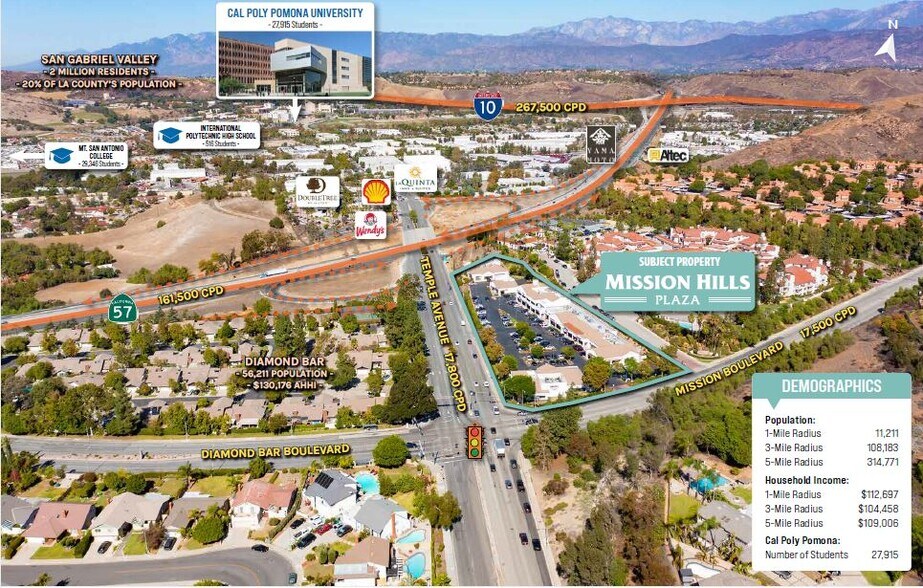 More Photos Of 3000-3096 W Temple Ave, Pomona Freestanding For Lease