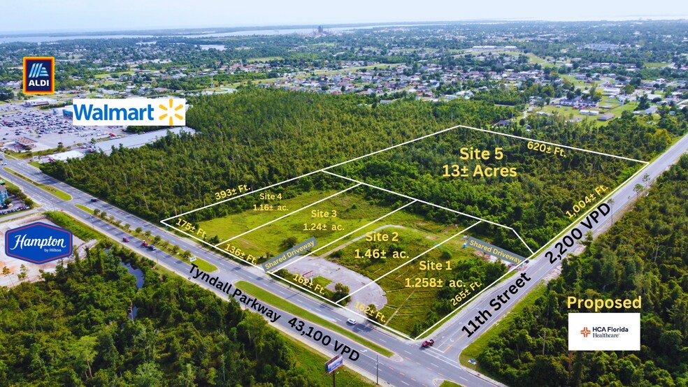 More Photos Of 1023 N Tyndall Pky, Panama City Land For Sale