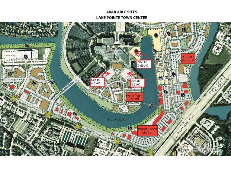 Primary Photo Of Lake Pointe Pky & US 59, Sugar Land Land For Sale