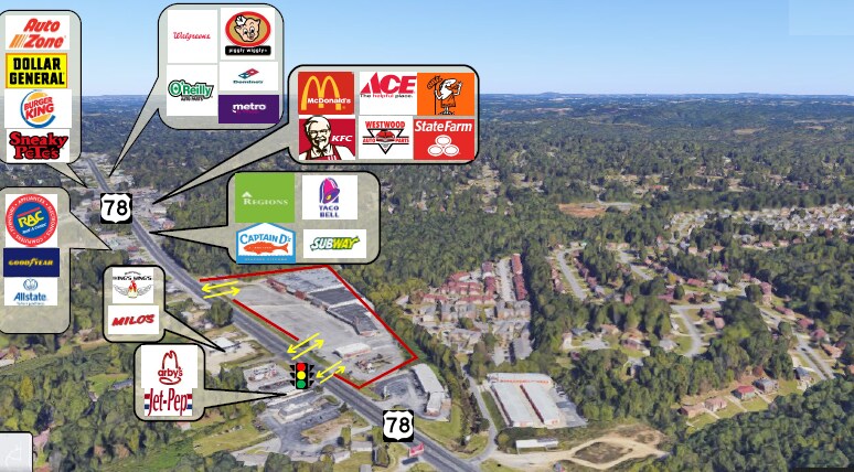 Primary Photo Of 939-973 Forestdale Blvd, Birmingham Service Station For Sale