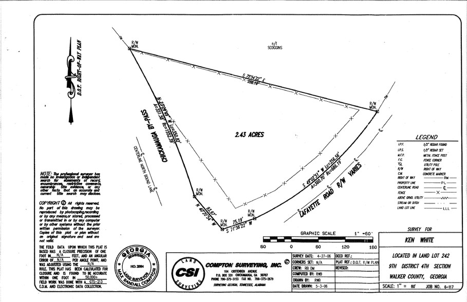 Primary Photo Of 315 Tubb Rd, Chickamauga Land For Sale