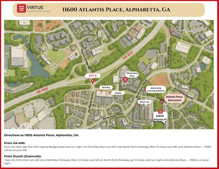 More Photos Of 11600 Atlantis Pl, Alpharetta Medical For Lease