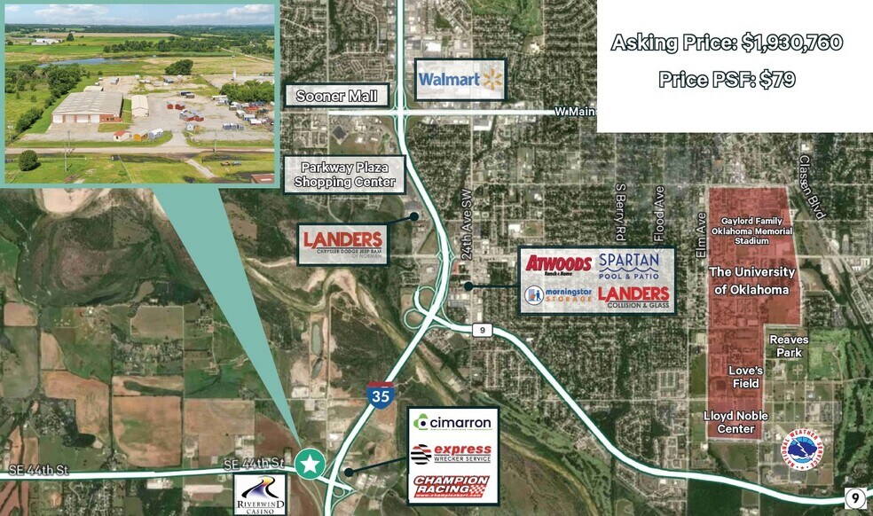 More Photos Of 4355 S Harvey, Norman Manufacturing For Sale