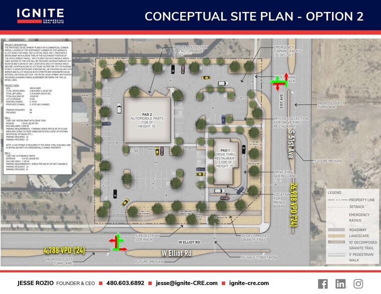 More Photos Of NWC of 51st Ave & Elliott Rd, Laveen Land For Lease