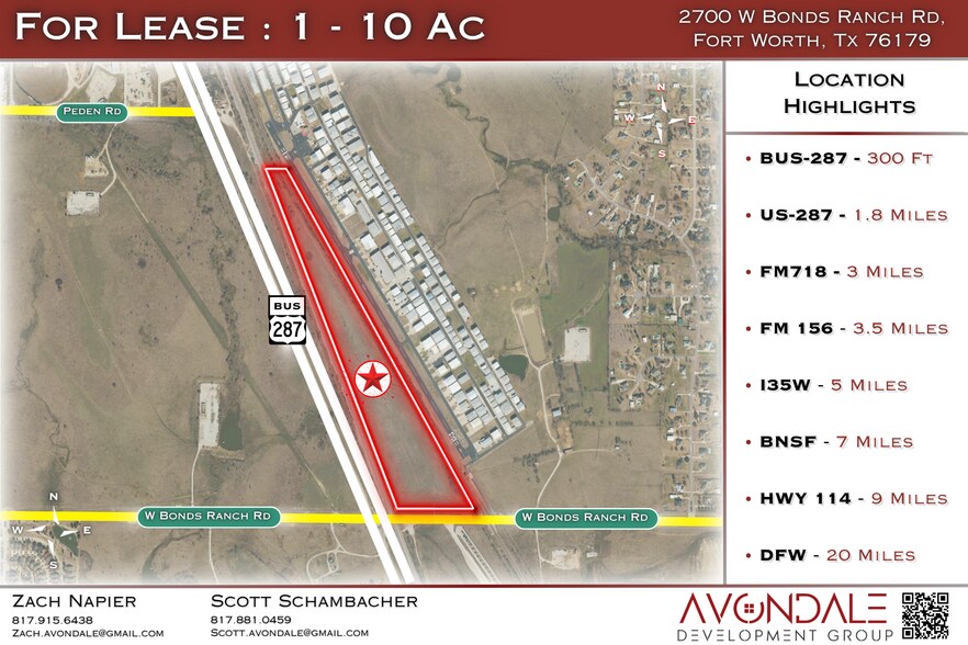 More Photos Of 2700 Bonds Ranch rd, Fort Worth Land For Lease