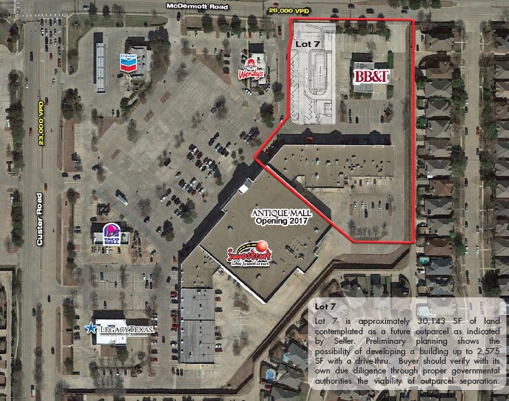 More Photos Of 2023 W McDermott Dr, Allen Storefront For Lease