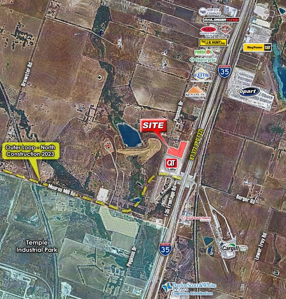More Photos Of NWC of IH-35 and Hart Road, Temple Land For Sale