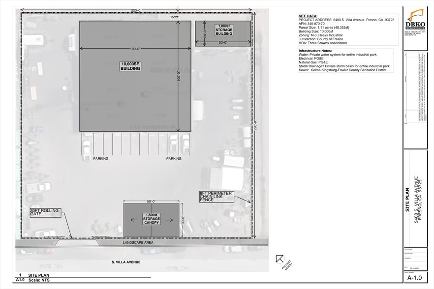 More Photos Of 5400 S Villa Ave, Fresno Warehouse For Lease