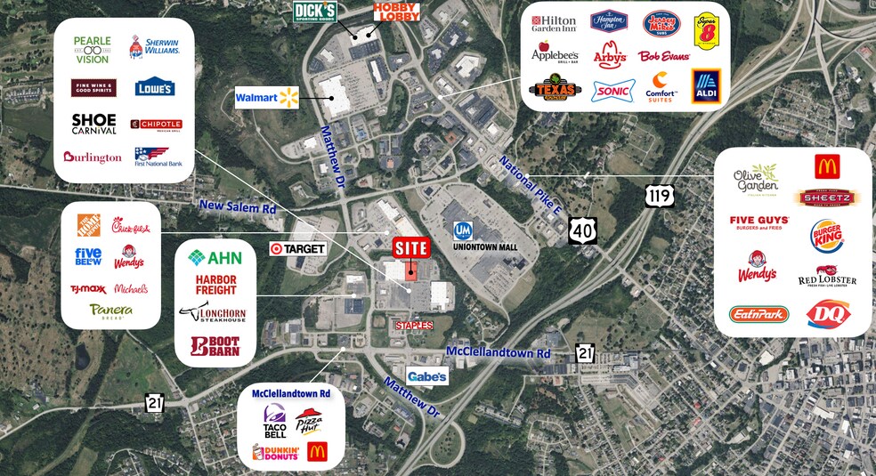 More Photos Of 99 Matthew Dr, Uniontown Freestanding For Lease