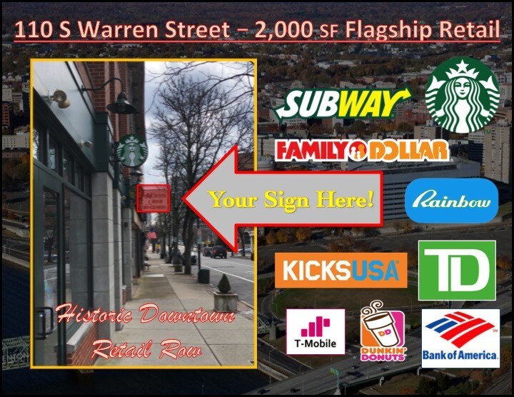 More Photos Of 110 S Warren St, Trenton Storefront Retail Residential For Lease