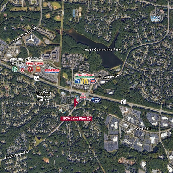 More Photos Of 1970 Lake Pine Dr, Apex Land For Sale