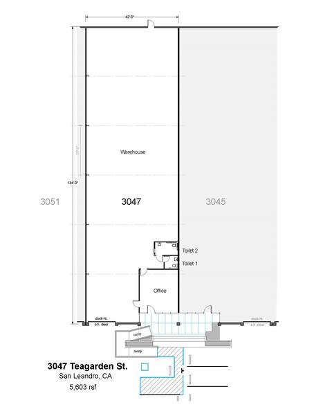 More Photos Of 3041 Teagarden St, San Leandro Warehouse For Lease