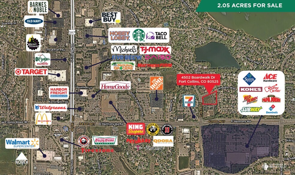 Primary Photo Of 4502 Boardwalk Dr, Fort Collins Land For Sale