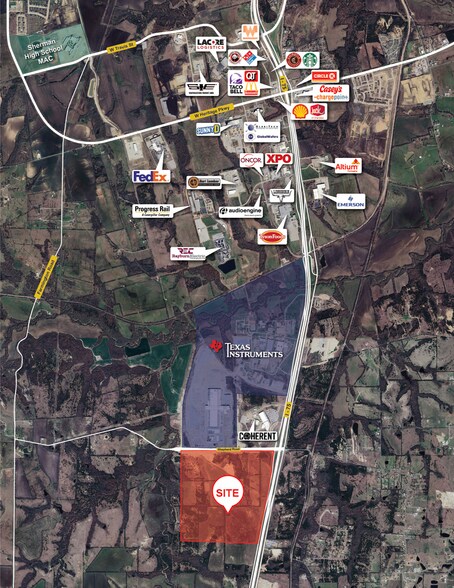 More Photos Of US 75 @ Shepherd Rd, Sherman Land For Sale