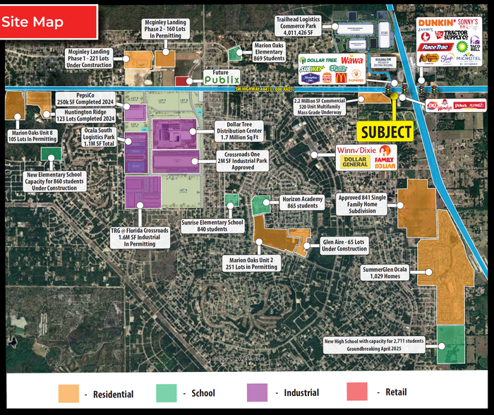 Primary Photo Of SWQ of I-75 & SW Highway 484, Ocala Land For Lease