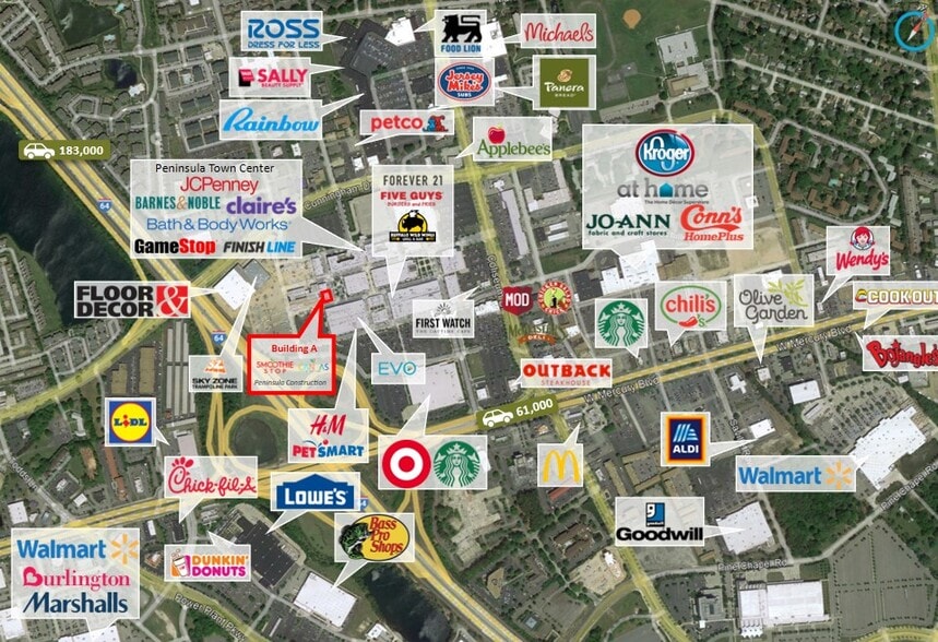 More Photos Of 3130-3150 Allainby Way, Hampton General Retail For Lease