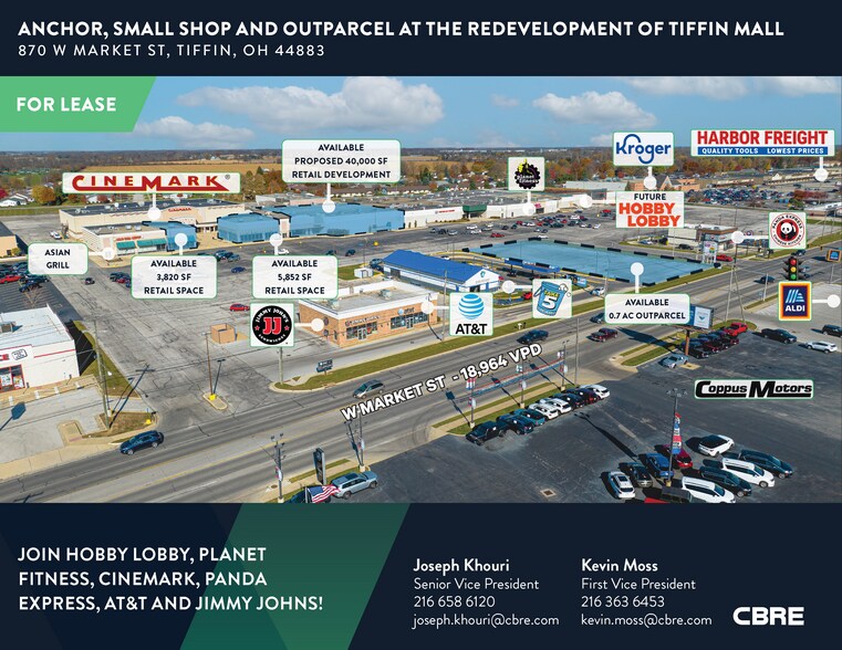 Primary Photo Of 870 W Market St, Tiffin General Retail For Lease