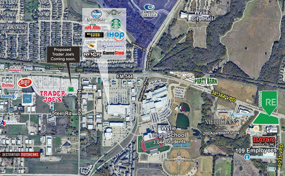 More Photos Of 544 E SWQ of FM 544 and Sanden Blvd., Wylie Land For Lease
